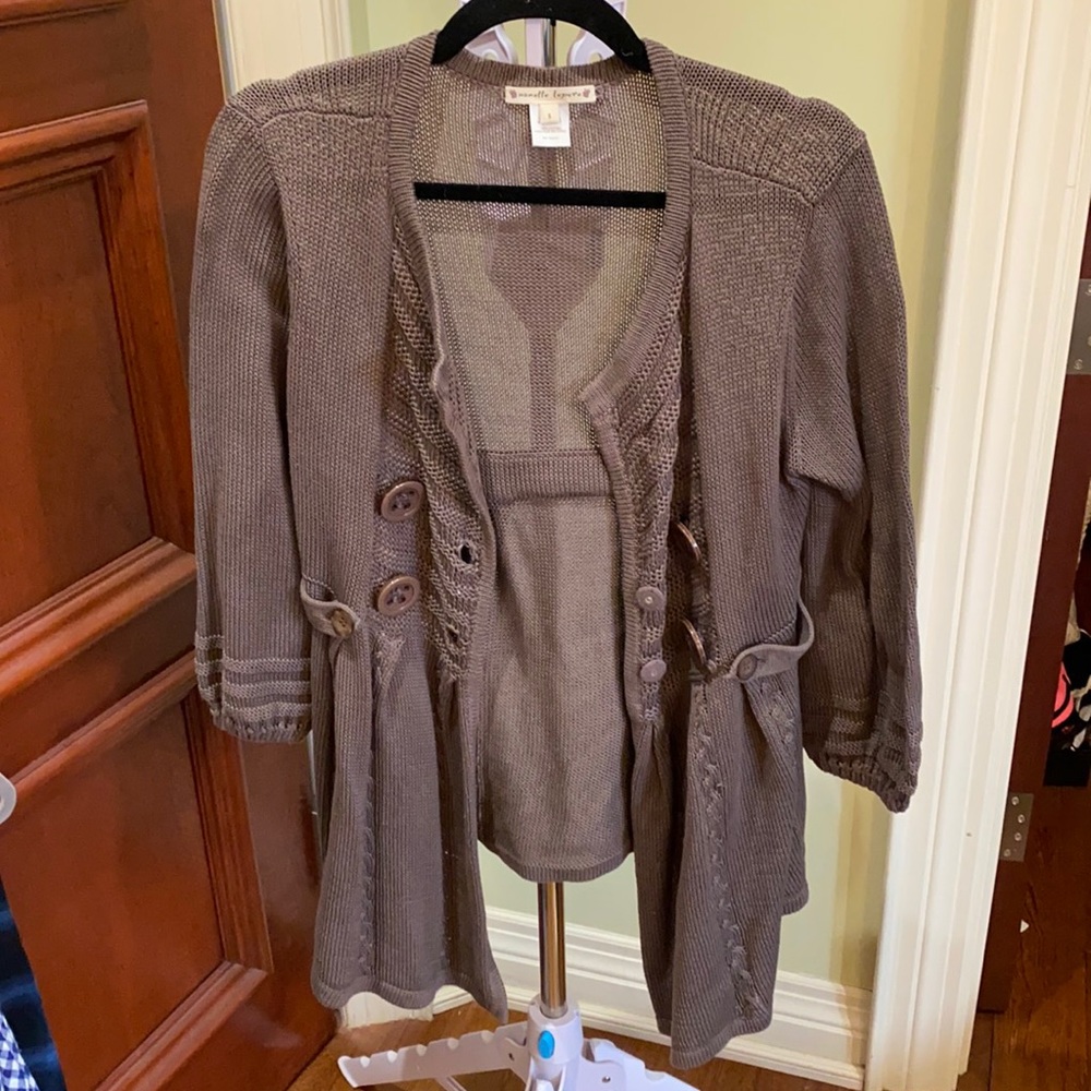 Knit cardigan